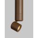 Pendule, Lustre suspendate - Pendul LED minimalist din aluminiu maro Milan
