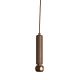 Pendule, Lustre suspendate - Pendul LED minimalist din aluminiu maro Milan