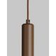 Pendule, Lustre suspendate - Pendul LED minimalist din aluminiu maro Milan