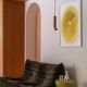 Pendule, Lustre suspendate - Pendul LED minimalist din aluminiu maro Milan