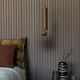 Pendule, Lustre suspendate - Pendul LED minimalist din aluminiu maro Milan