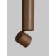Pendule, Lustre suspendate - Pendul LED minimalist din aluminiu maro Milan