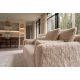 Canapele - Canapea mare YETI cu 3 locuri, material plusat cu fir lung