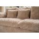 Canapele - Canapea mare YETI cu 3 locuri, material plusat cu fir lung