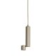 Pendule, Lustre suspendate - Pendul LED minimalist din aluminiu sand Milan