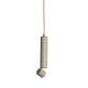 Pendule, Lustre suspendate - Pendul LED minimalist din aluminiu sand Milan
