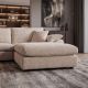 Banchete-Tabureti - Taburete, Suport picioare SOHO 100cm, material chenille bej