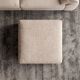Banchete-Tabureti - Taburete, Suport picioare SOHO 100cm, material chenille bej