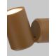 Aplice cu Spot - Aplica cu spot GU10 minimalist din aluminiu maro Milan