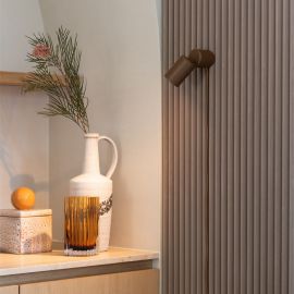 Aplice cu Spot - Aplica cu spot GU10 minimalist din aluminiu maro Milan