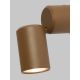 Aplice cu Spot - Aplica cu spot GU10 minimalist din aluminiu maro Milan