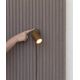 Aplice cu Spot - Aplica cu spot GU10 minimalist din aluminiu maro Milan