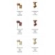 Aplice cu Spot - Aplica cu spot GU10 minimalist din aluminiu maro Milan