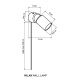 Aplice cu Spot - Aplica cu spot GU10 minimalist din aluminiu maro Milan