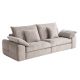 Canapele - Canapea mare SOHO 260cm cu 4 locuri, material chenille bej