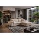 Canapele - Canapea mare SOHO 260cm cu 4 locuri, material chenille bej
