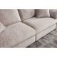 Canapele - Canapea mare SOHO 260cm cu 4 locuri, material chenille bej