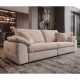 Canapele - Canapea mare SOHO 260cm cu 4 locuri, material chenille bej