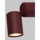 Aplice cu Spot - Aplica cu spot GU10 minimalist din aluminiu burgundy Milan