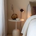 Aplica cu spot GU10 minimalist din aluminiu burgundy Milan
