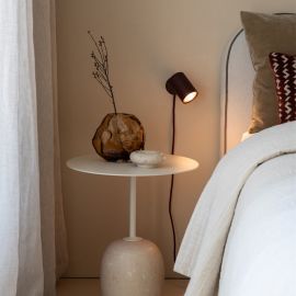 Aplice cu Spot - Aplica cu spot GU10 minimalist din aluminiu burgundy Milan