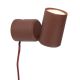 Aplice cu Spot - Aplica cu spot GU10 minimalist din aluminiu burgundy Milan
