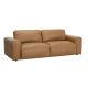 Canapele - Canapea din piele naturala maro coniac BIG GEORGE 245cm, 3 locuri
