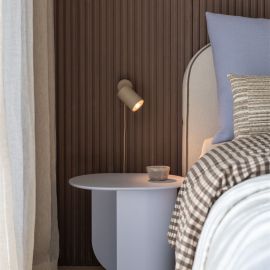 Aplice cu Spot - Aplica cu spot GU10 minimalist din aluminiu sand Milan