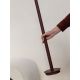 Lampadare - Lampa de podea portabila cu baterii Milan burgundy