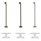 Lampadare - Lampa de podea portabila cu baterii Milan maro