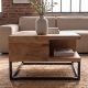 Masute Living - Masuta design industrial vintage Giant 60cm lemn de mango