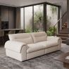Canapea mare SIXTH SENSE 245cm cu 4 locuri, material boucle bej