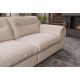 Canapele - Canapea mare SIXTH SENSE 210cm cu 3 locuri, material boucle bej