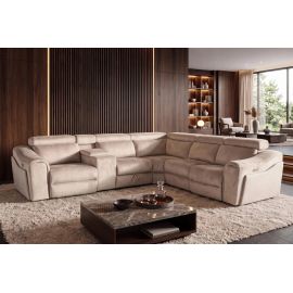 Coltare - Coltar cu functie de relaxare si spatiu de depozitare PRIME 300cm, catifea bej