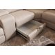 Coltare - Coltar cu functie de relaxare si spatiu de depozitare PRIME 300cm, piele sintetica bej