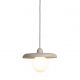 Pendule, Lustre suspendate - Lustra suspendata din travertin Tivoli 25cm alb