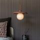 Pendule, Lustre suspendate - Lustra suspendata din travertin Tivoli 25cm terra