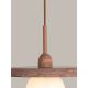 Pendule, Lustre suspendate - Lustra suspendata din travertin Tivoli 25cm terra