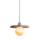 Pendule, Lustre suspendate - Lustra suspendata din travertin Tivoli 25cm sand