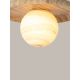 Pendule, Lustre suspendate - Lustra suspendata din travertin Tivoli 25cm sand