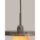 Pendule, Lustre suspendate - Lustra suspendata din marmura Tivoli 25cm maro