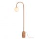 Lampadare - Lampa podea din travertin terra si sticla Tivoli