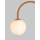 Lampadare - Lampa podea din travertin terra si sticla Tivoli