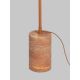Lampadare - Lampa podea din travertin terra si sticla Tivoli