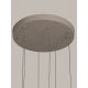 Pendule, Lustre suspendate - Lustra cu 6 pendule din sticla, Murano sand