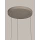 Pendule, Lustre suspendate - Lustra cu 3 pendule din sticla, Murano sand