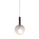 Pendule, Lustre suspendate - Lustra, Pendul din sticla, Murano burgundy