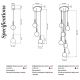 Pendule, Lustre suspendate - Lustra, Pendul din sticla, Murano sand