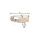 Masute Living - Masuta din lemn de mango ORGANIC LIVING 70cm