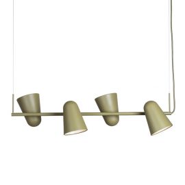 Pendule, Lustre suspendate - Lustra cu montaj vertical sau orizontal Salamanca verde masliniu